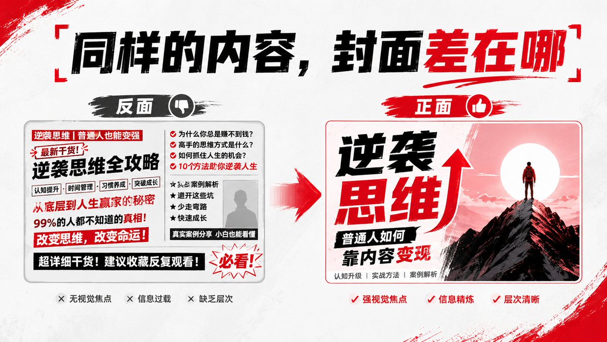 小红书封面视觉锚点示例图