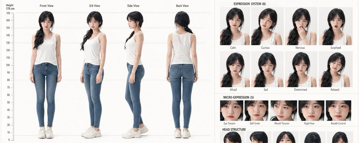 AI 角色一致性完全指南：如何制作一份让 AI 读懂的角色说明书