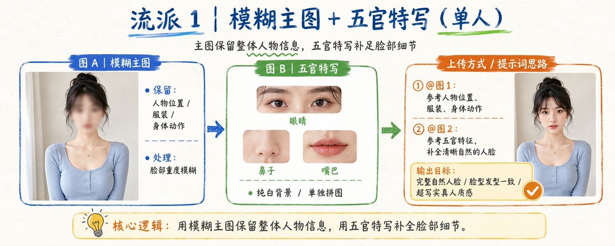 Seedance 2.0 过脸方法教程示意图