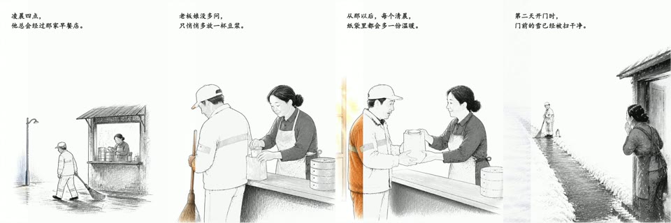 示例作品「凌晨四点的豆浆」预览