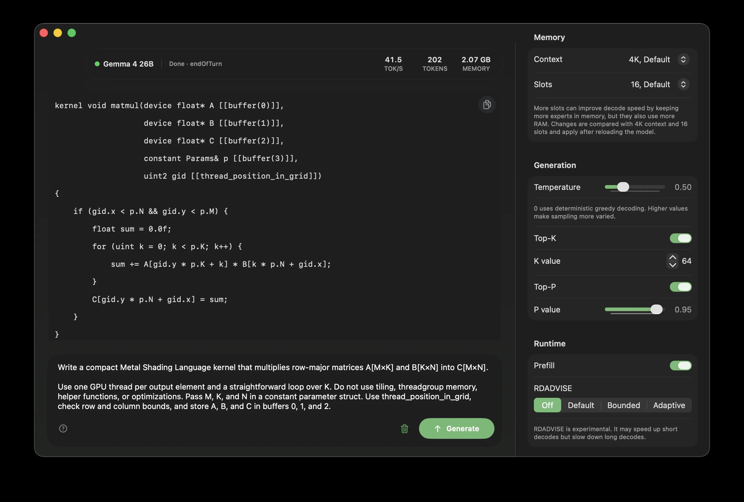 TurboFieldfare 上手指南：8GB 内存 Mac 也能本地跑 260 亿参数大模型