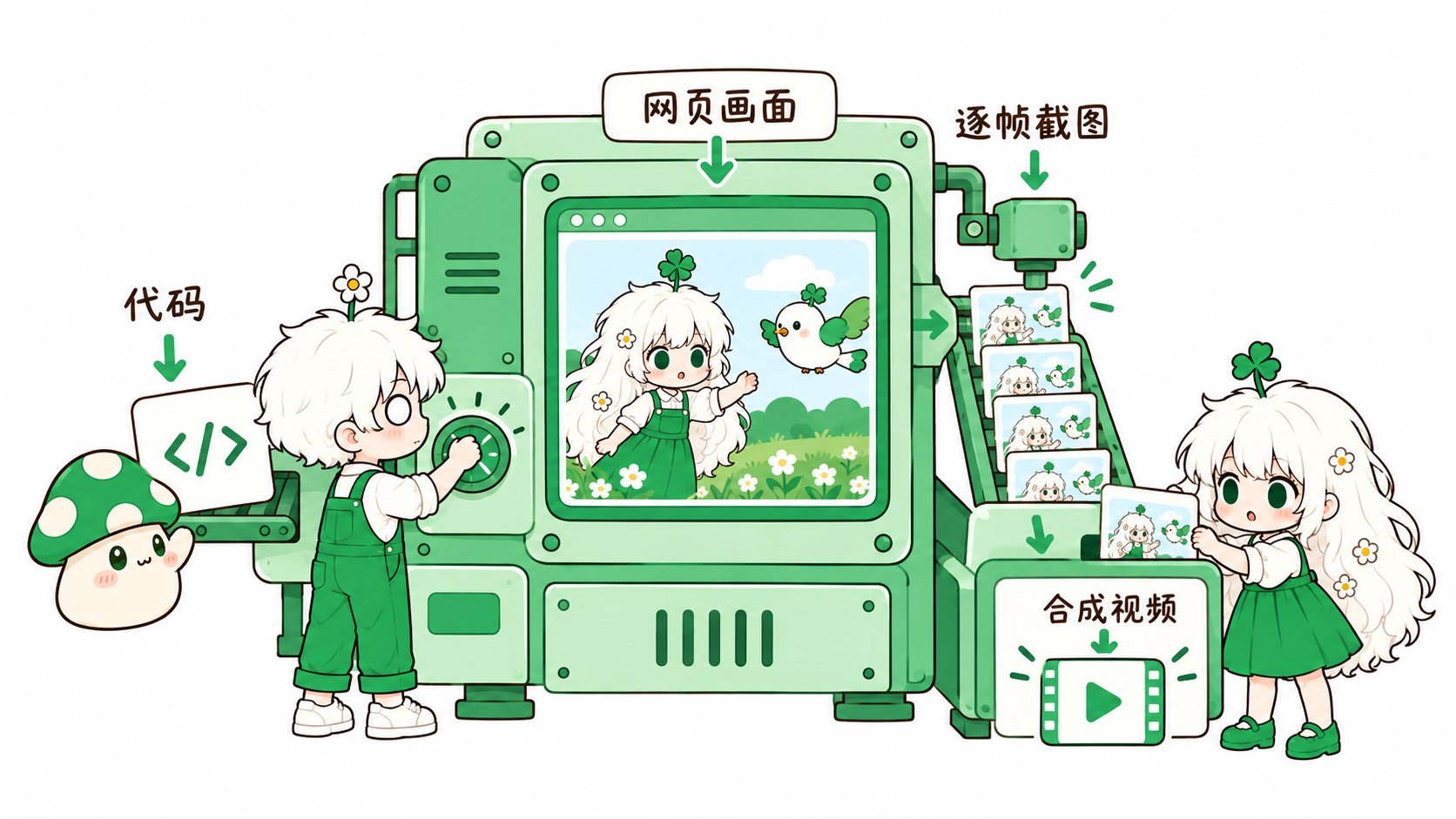 Claude Opus 5.5 代码视频制作案例配图